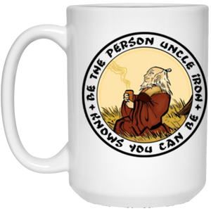 21504 15 oz. White Mug Uncle Iroh ff 15oz