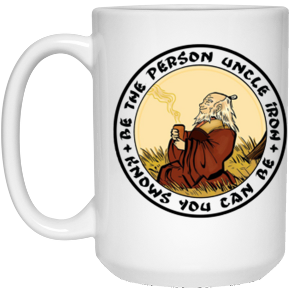 21504 15 oz. White Mug Uncle Iroh ff 15oz