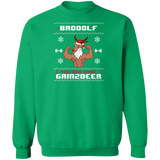 Brodolf The Red Nose Gainzdeer Gym Sweatshirt