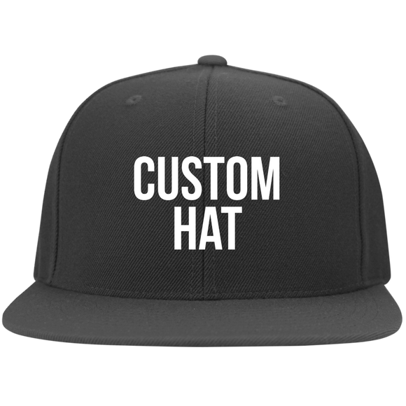 6297F Flat Bill Twill Flexfit Cap custom