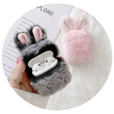 Soft Rabbit Ear Fur Case