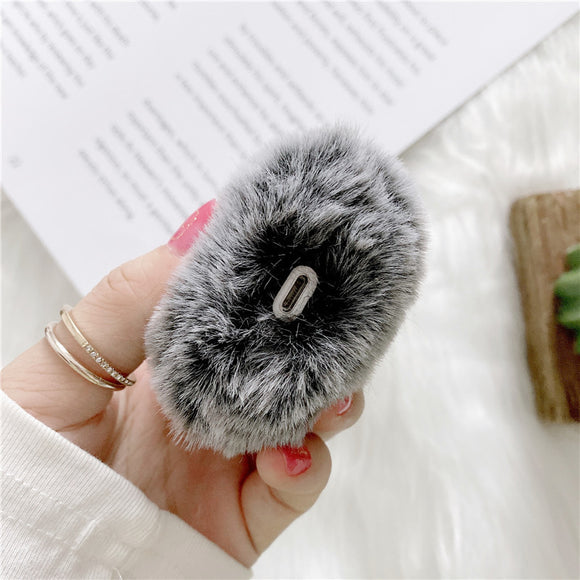 Soft Rabbit Ear Fur Case