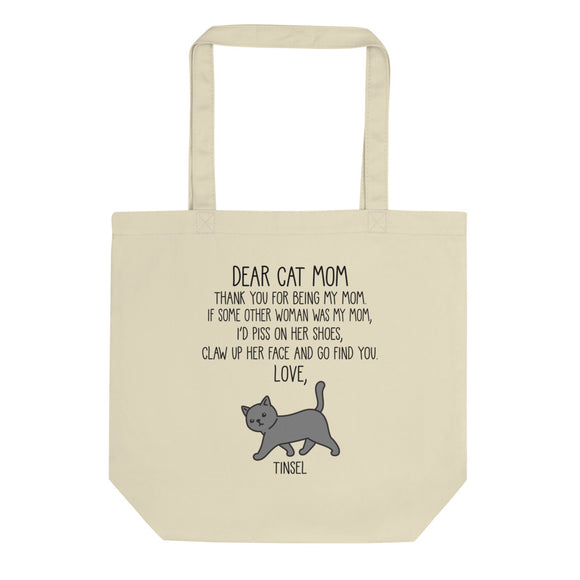 cat custom Eco Tote Bag