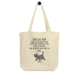 cat custom Eco Tote Bag