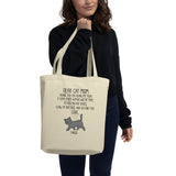 cat custom Eco Tote Bag