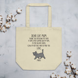 cat custom Eco Tote Bag