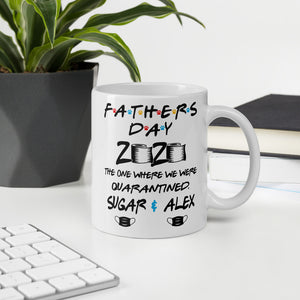 Customised "Dad" Quarantined 2020 Father's Day Gift Coffee Mug 11oz & 15oz