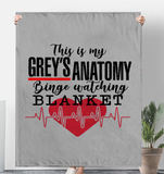 Grey's Anatomy Watching Blanket 50x60