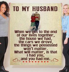 To My Husband 1 50x60