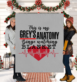 Grey's Anatomy Watching Blanket 50x60