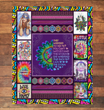 Stay Trippy Little Hippie Blanket 50x60