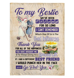 To My Bestie 1 60x80