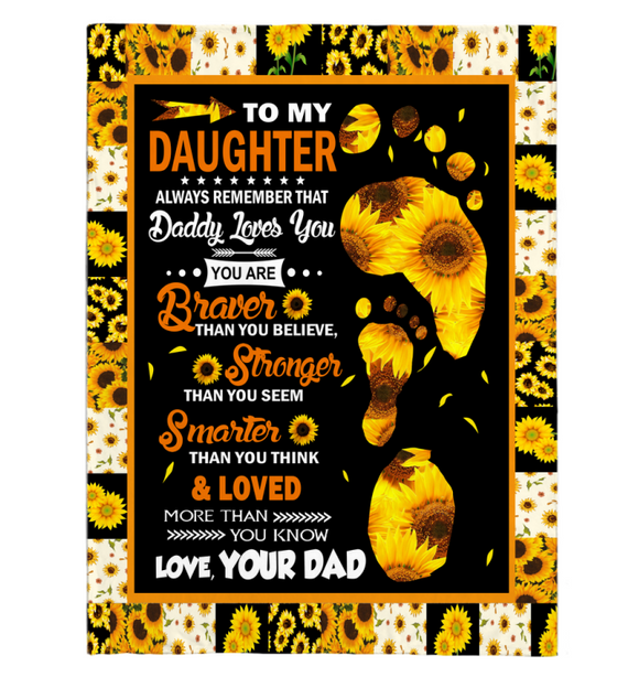 UK 11 Personalized To My Daughter From Dad 60x80