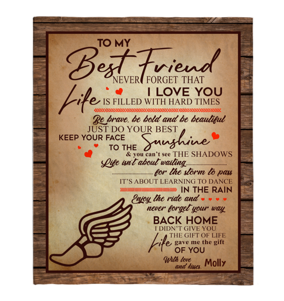 Personalized Best Friend Molly 50x60