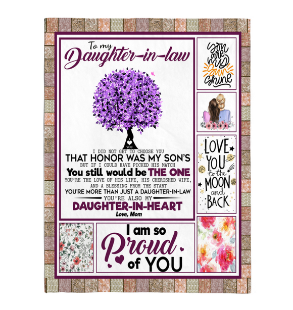 UK 11 Daughter In Law Blanket 3 30x40