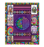 Stay Trippy Little Hippie Blanket 50x60