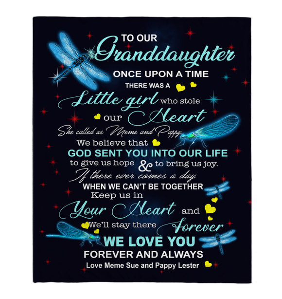 Personalized To my Granddaughter Meme pappy