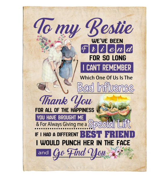 To My Bestie 1 60x80