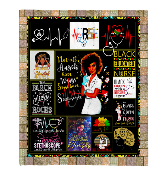 personalized black nurse